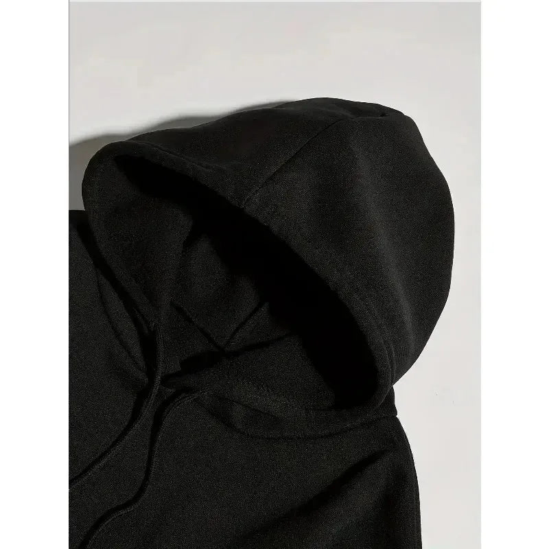Nova Gothic Darkweb Rhinestone Hoodie For Men