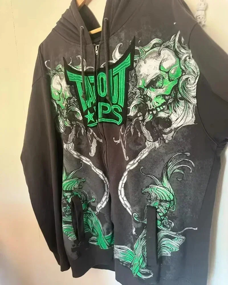 Nova Cyber Cyberpunk Graphic Hoodie For Women