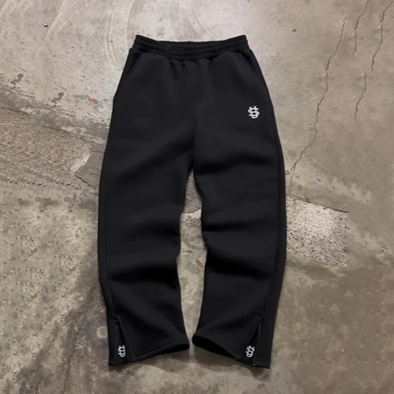 Suvene pants Y2K Style High Waist Trousers For Men
