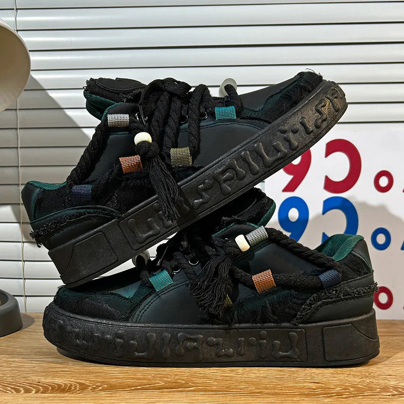AeroStride™ Chunky Rope Lace Sneakers For Men