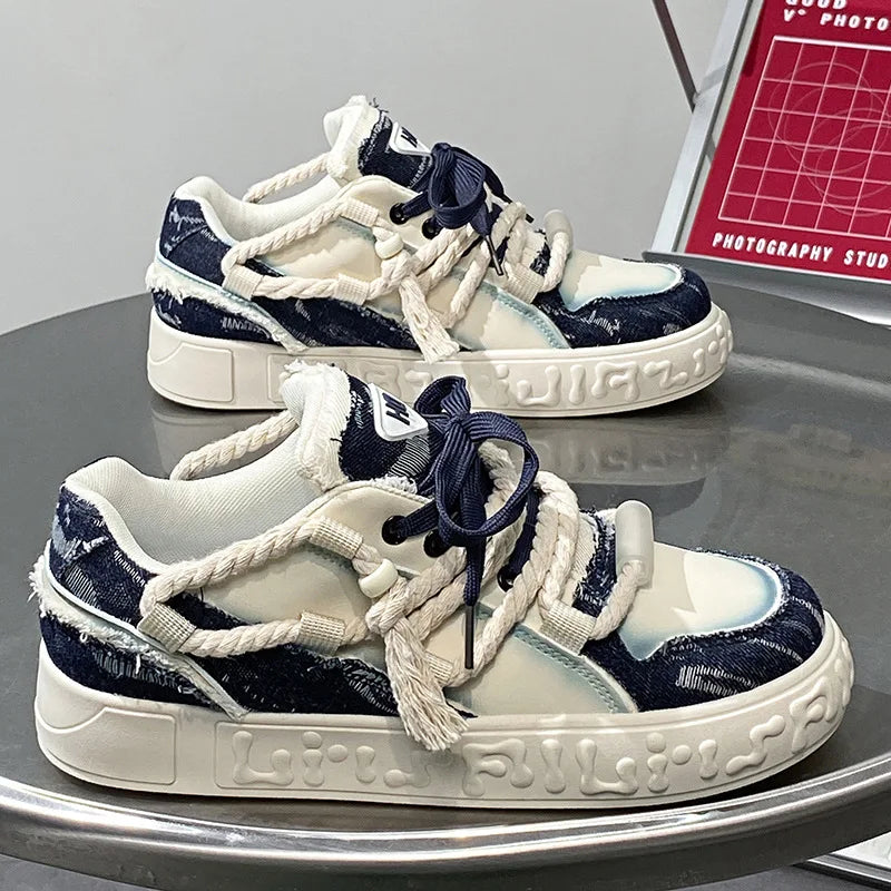 AeroStride™ Chunky Rope Lace Sneakers For Men
