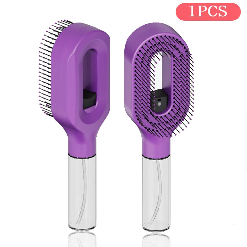 Hairbrush Sprayer Brush 2 in 1 Multi-functional Spray Bottle