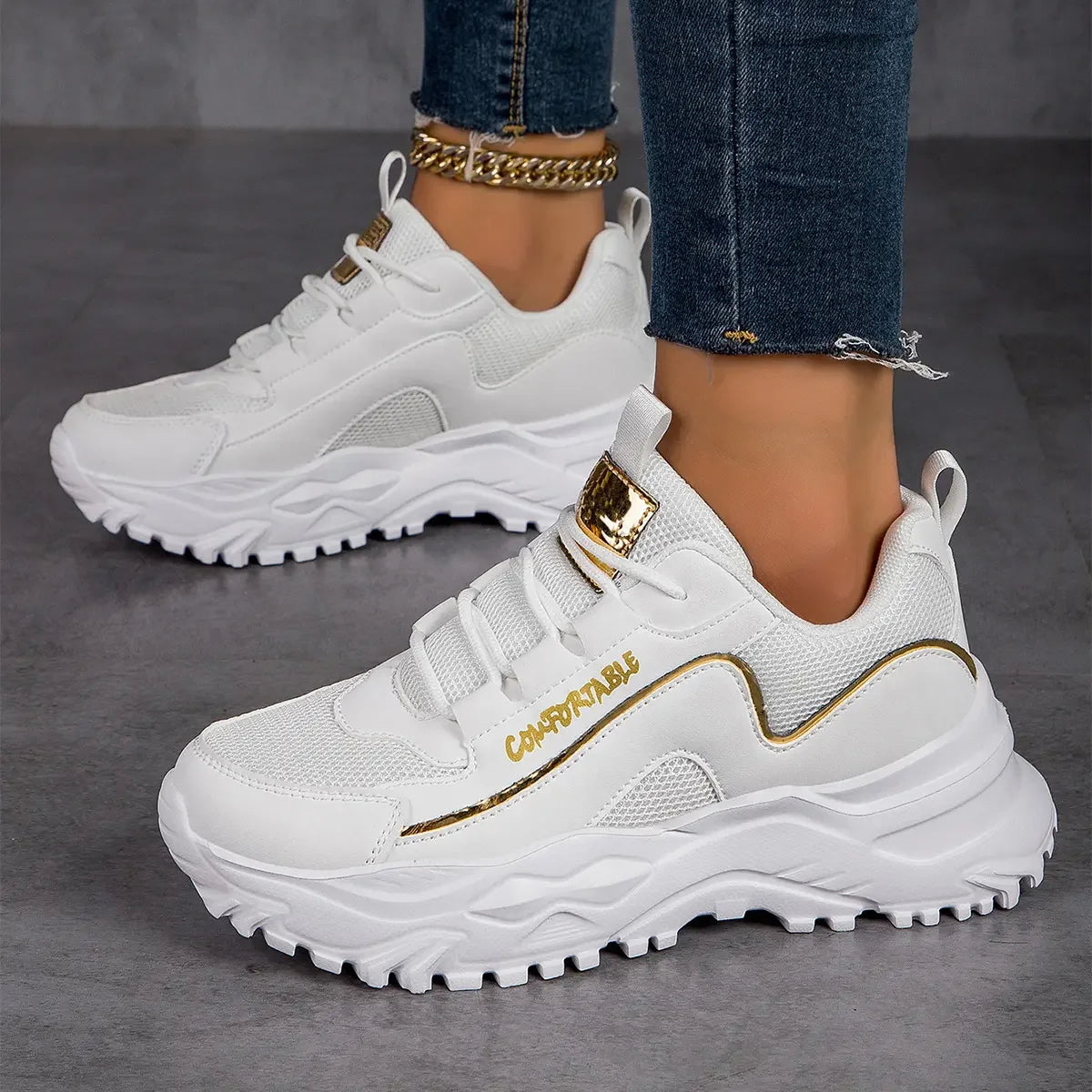 Nova Luxe Platform Sneakers For Women