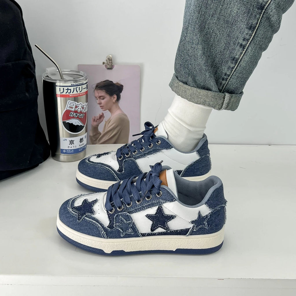 NovaStar™ Retro Denim Sneakers For Woman