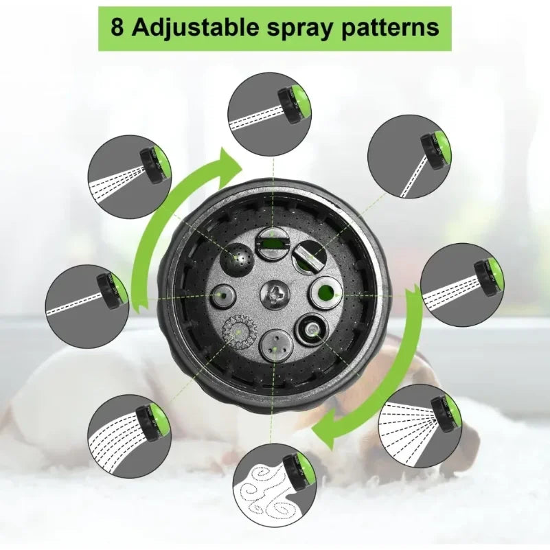 Dog Shower Sprayer 8 in 1 Pet