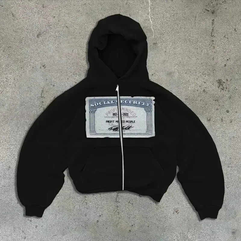 Nova Cyber Cyberpunk Graphic Hoodie For Women