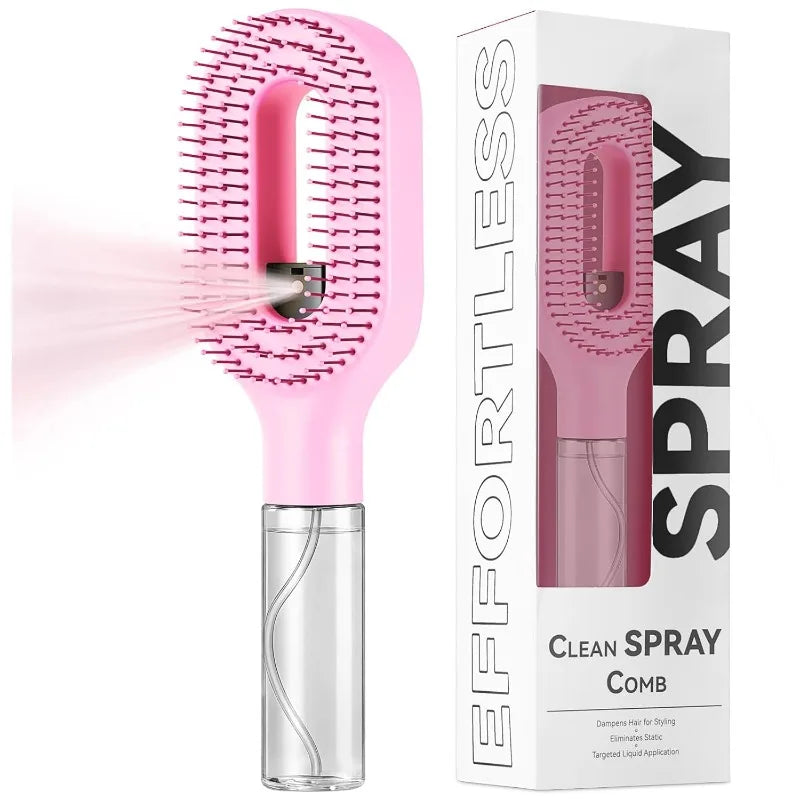 Hairbrush Sprayer Brush 2 in 1 Multi-functional Spray Bottle