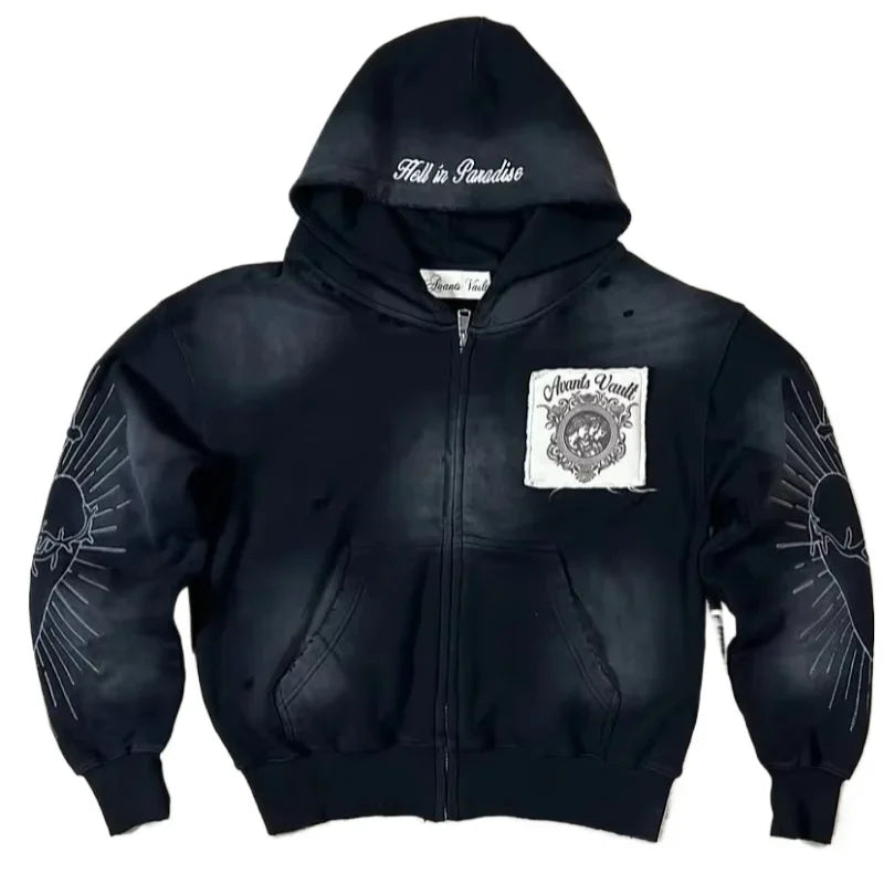 Nova Cyber Cyberpunk Graphic Hoodie For Women