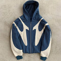 Y2k Harajuku Zipper Hoodies Fashion men's Clothing
