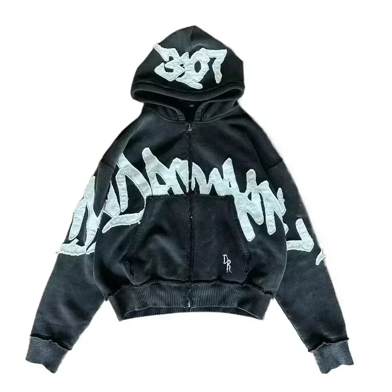 Nova Cyber Cyberpunk Graphic Hoodie For Women