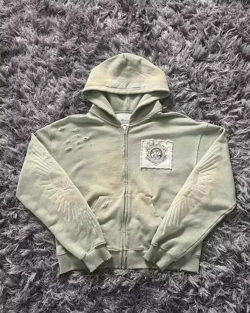 Nova Cyber Cyberpunk Graphic Hoodie For Women