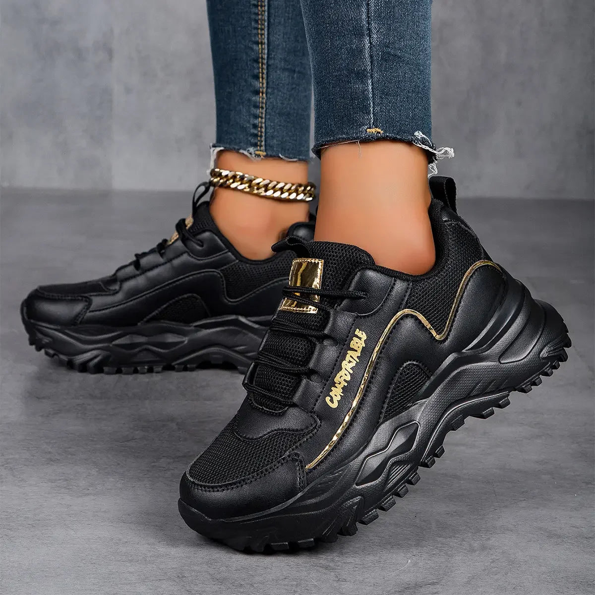 Nova Luxe Platform Sneakers For Women