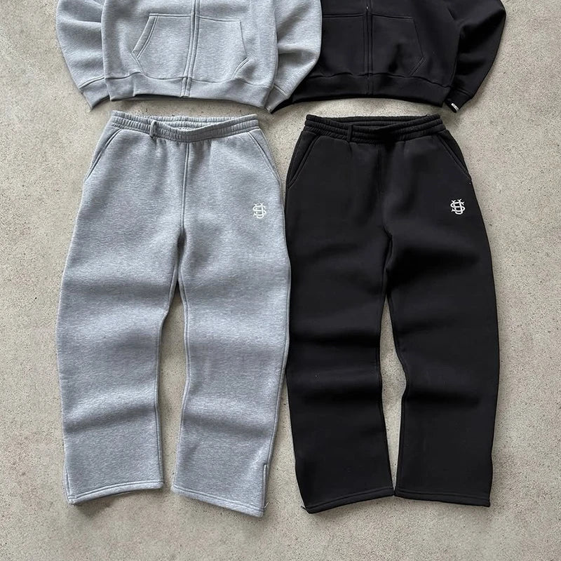 Suvene pants Y2K Style High Waist Trousers For Men