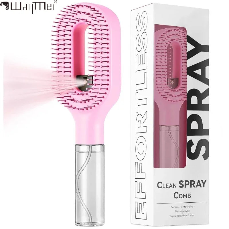 Hairbrush Sprayer Brush 2 in 1 Multi-functional Spray Bottle