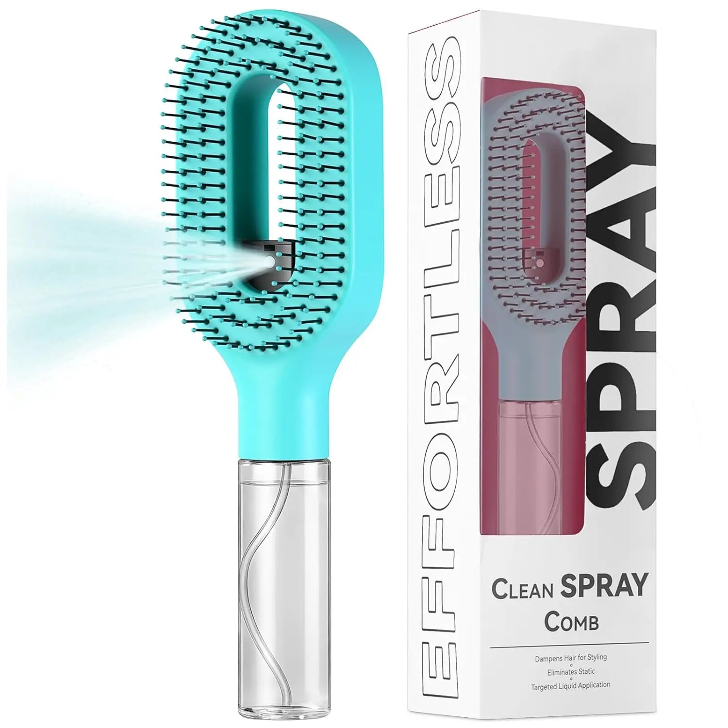 Hairbrush Sprayer Brush 2 in 1 Multi-functional Spray Bottle