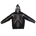 Nova Retro Skeleton Full-Zip Hoodie For Men