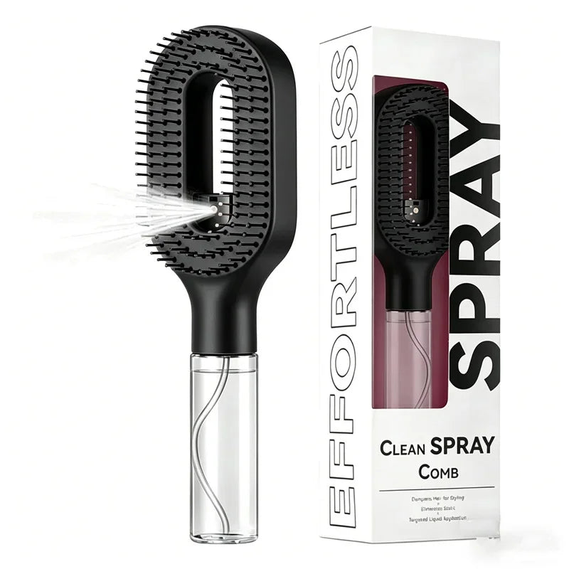 Hairbrush Sprayer Brush 2 in 1 Multi-functional Spray Bottle
